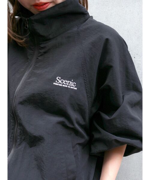 【セール】【WEB限定】エンブロイダリーナイロンブルゾン（ブルゾン）｜Ungrid（アングリッド）