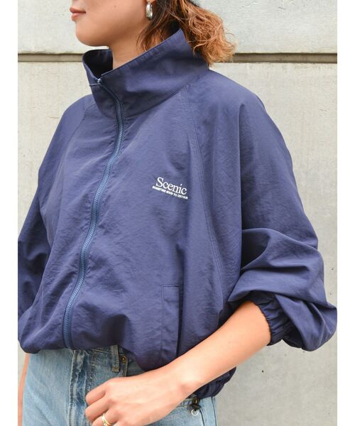 【セール】【WEB限定】エンブロイダリーナイロンブルゾン（ブルゾン）｜Ungrid（アングリッド）