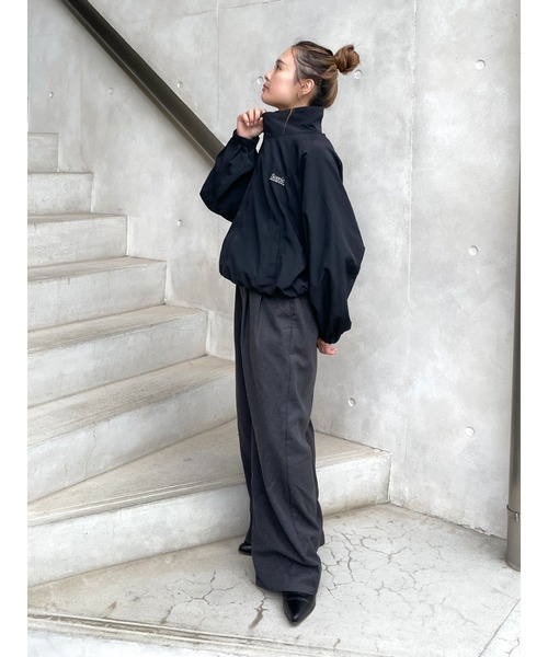 【セール】【WEB限定】エンブロイダリーナイロンブルゾン（ブルゾン）｜Ungrid（アングリッド）