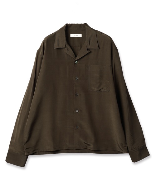 Jieda（ジエダ）の「RAYON WOOL OPEN COLLAR SHIRT（シャツ/ブラウス・メンズ・ブラック/ベージュ/グリーン・1/2）」の22枚目の写真