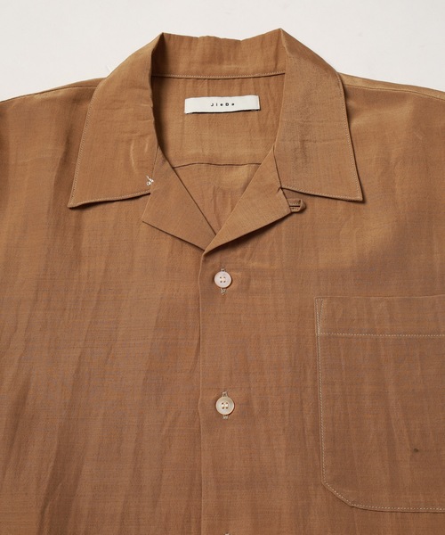 Jieda（ジエダ）の「RAYON WOOL OPEN COLLAR SHIRT（シャツ/ブラウス・メンズ・ブラック/ベージュ/グリーン・1/2）」の18枚目の写真