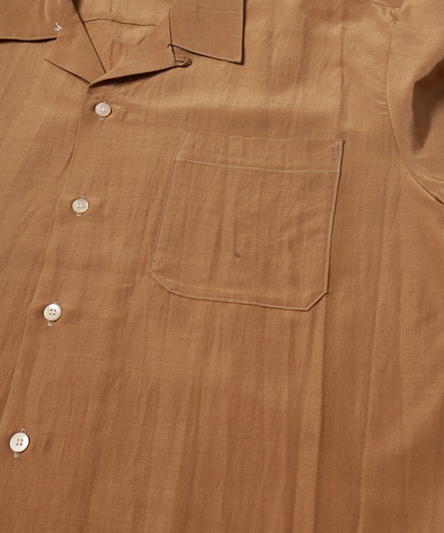 Jieda（ジエダ）の「RAYON WOOL OPEN COLLAR SHIRT（シャツ/ブラウス・メンズ・ブラック/ベージュ/グリーン・1/2）」の17枚目の写真