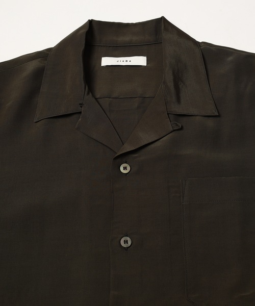 Jieda（ジエダ）の「RAYON WOOL OPEN COLLAR SHIRT（シャツ/ブラウス・メンズ・ブラック/ベージュ/グリーン・1/2）」の13枚目の写真
