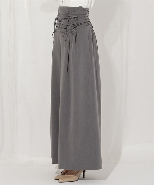 WILLSELECTION(ウィルセレクション)の「ドロスト風リボンワイドパンツ(その他パンツ・レディース・ネイビー/ピンク/チャコールグレー・SMALL/MEDIUM)」の8枚目の写真