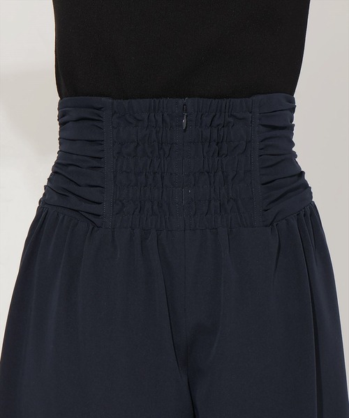 WILLSELECTION(ウィルセレクション)の「ドロスト風リボンワイドパンツ(その他パンツ・レディース・ネイビー/ピンク/チャコールグレー・SMALL/MEDIUM)」の12枚目の写真