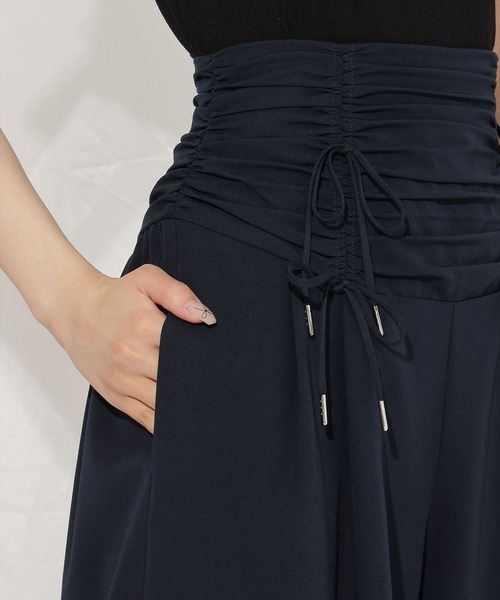 WILLSELECTION(ウィルセレクション)の「ドロスト風リボンワイドパンツ(その他パンツ・レディース・ネイビー/ピンク/チャコールグレー・SMALL/MEDIUM)」の11枚目の写真