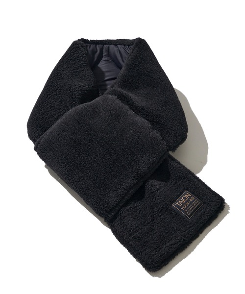 TAION / タイオン】SOFT SHELL MILITARY REVERSIBLE DOWN SCARF