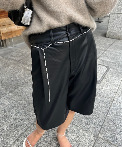 DouDou（ドゥドゥ）の「ラインストーンロングネックレス（ネックレス・レディース・シルバー・FREE）」の5枚目の写真