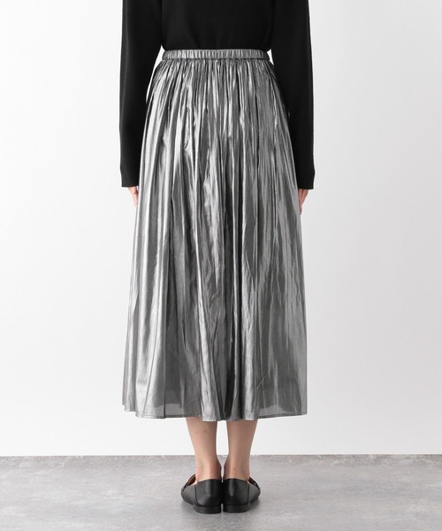 GLOBAL WORK（グローバルワーク）の「箔プリントギャザースカート