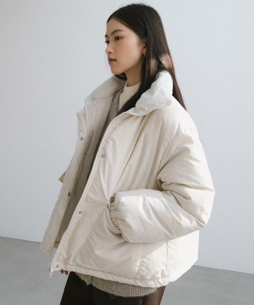 セール】ダブルポケット中綿ダウンジャケット（ダウンジャケット