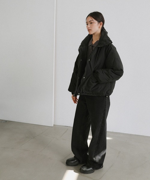 セール】ダブルポケット中綿ダウンジャケット（ダウンジャケット