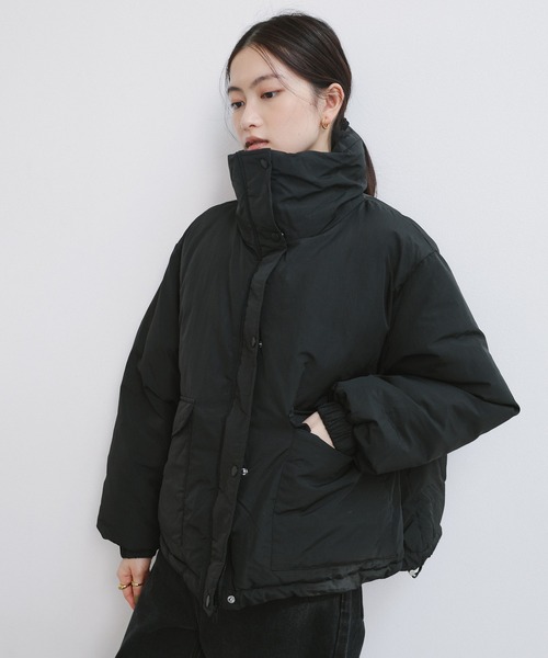 セール】ダブルポケット中綿ダウンジャケット（ダウンジャケット