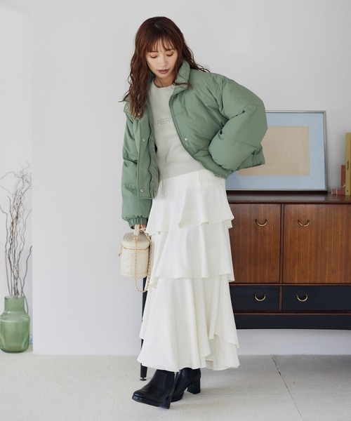 mysty woman（ミスティウーマン）の「ラメロゴニットプルオーバー　149821（ニット/セーター・レディース・ライトグレー/オフホワイト/ネイビー・FREE）」の18枚目の写真