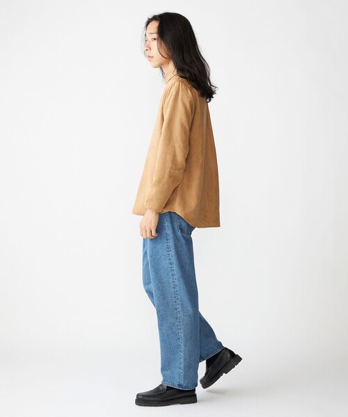 SHIPS(シップス)の「BENCH MARKING SHIRT: スキッパー ポリエステル フェイクスエード シャツ(シャツ/ブラウス・メンズ・グレー/ダークグレー/ベージュ・SMALL/MEDIUM/LARGE)」の7枚目の写真