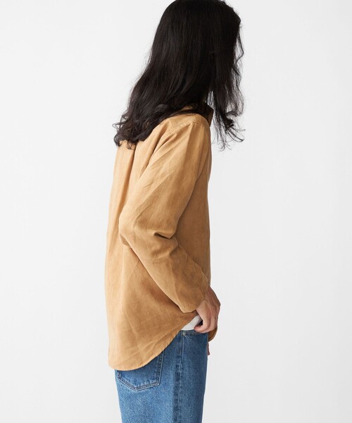 SHIPS(シップス)の「BENCH MARKING SHIRT: スキッパー ポリエステル フェイクスエード シャツ(シャツ/ブラウス・メンズ・グレー/ダークグレー/ベージュ・SMALL/MEDIUM/LARGE)」の14枚目の写真