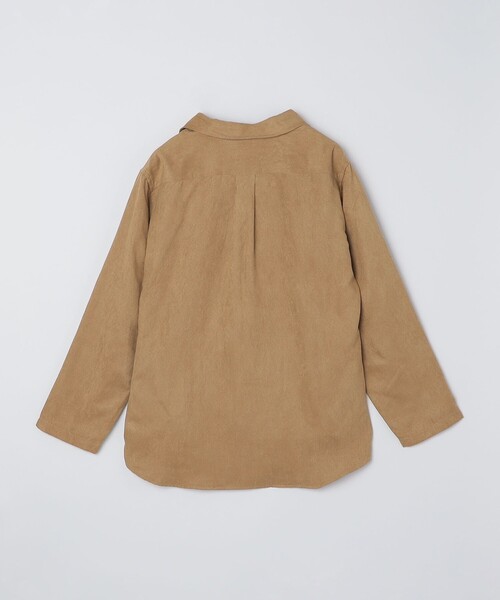 SHIPS(シップス)の「BENCH MARKING SHIRT: スキッパー ポリエステル フェイクスエード シャツ(シャツ/ブラウス・メンズ・グレー/ダークグレー/ベージュ・SMALL/MEDIUM/LARGE)」の18枚目の写真