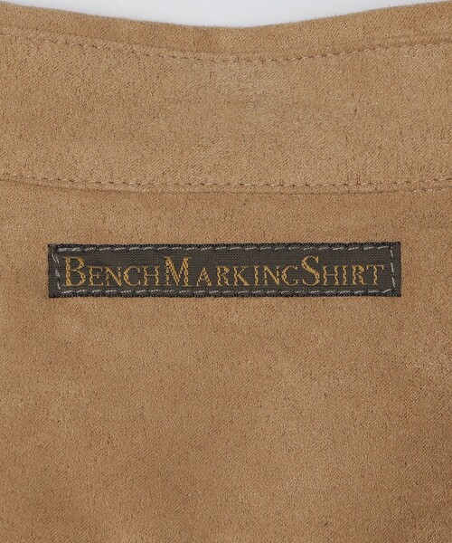 SHIPS(シップス)の「BENCH MARKING SHIRT: スキッパー ポリエステル フェイクスエード シャツ(シャツ/ブラウス・メンズ・グレー/ダークグレー/ベージュ・SMALL/MEDIUM/LARGE)」の20枚目の写真