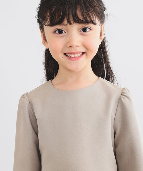 B:MING by BEAMS(ビーミングバイビームス)の「【フォーマル・セレモニー】レースカラー ワンピース(100~130cm)(ワンピース・キッズ・ベージュ/ネイビー・100/130/120/110)」の7枚目の写真