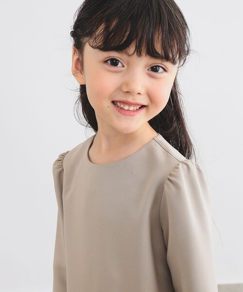 B:MING by BEAMS(ビーミングバイビームス)の「【フォーマル・セレモニー】レースカラー ワンピース(100~130cm)(ワンピース・キッズ・ベージュ/ネイビー・100/130/120/110)」の8枚目の写真