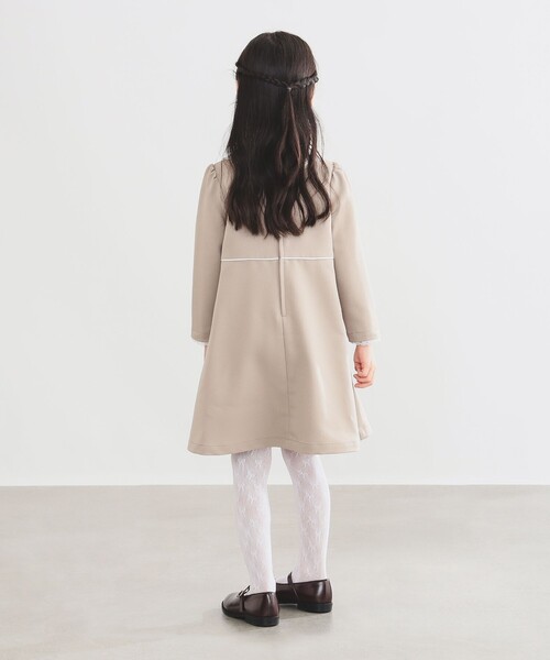 B:MING by BEAMS(ビーミングバイビームス)の「【フォーマル・セレモニー】レースカラー ワンピース(100~130cm)(ワンピース・キッズ・ベージュ/ネイビー・100/130/120/110)」の11枚目の写真