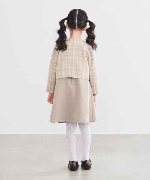 B:MING by BEAMS(ビーミングバイビームス)の「【フォーマル・セレモニー】レースカラー ワンピース(100~130cm)(ワンピース・キッズ・ベージュ/ネイビー・100/130/120/110)」の15枚目の写真