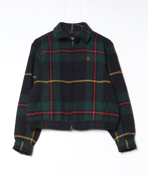 POLO RALPH LAUREN チェック ウール ツイル ウィンドブレーカー