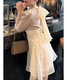 dazzlin | バックリボンパワショルミニコルセットワンピース(ワンピース)