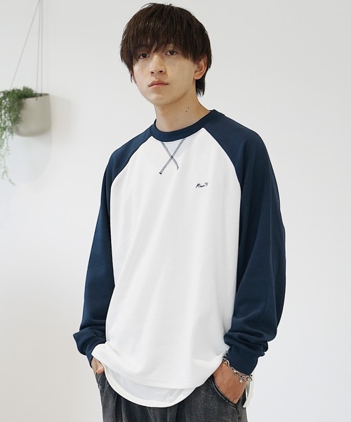 セール】【MinoriTY】柔らか生地オーバーサイズラグランスリーブ