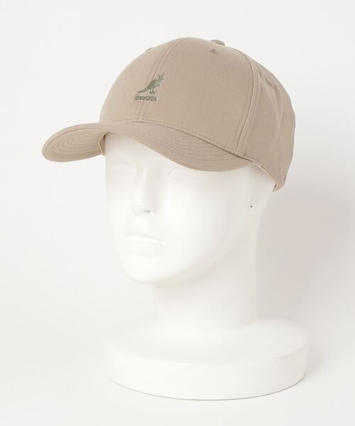 KANGOL（カンゴール）の「【KANGOL】WOOL FLEXFIT BASEBALL  230069603（キャップ・レディース・ブラック/ベージュ/ダークインディゴブルー/ホワイト・M/L/XXL）」の7枚目の写真