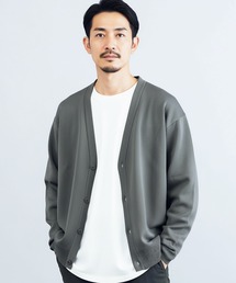 パフカルウォッシャブルミラノリブカーディガン