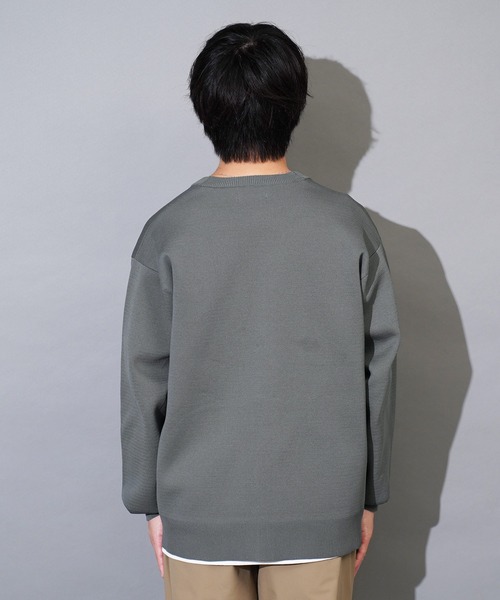 jiggys shop（ジギーズショップ）の「パフカルウォッシャブルミラノリブカーディガン（カーディガン/ボレロ・メンズ・ブラック/グレー系その他/チャコールグレー/ブルー系その他・SMALL/MEDIUM/LARGE/X-LARGE）」の9枚目の写真