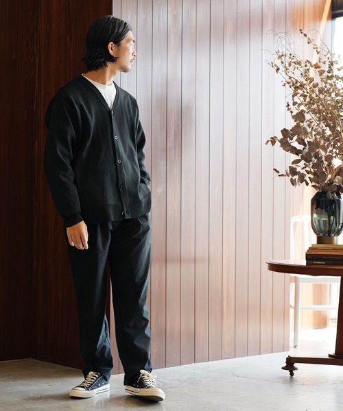 jiggys shop（ジギーズショップ）の「パフカルウォッシャブルミラノリブカーディガン（カーディガン/ボレロ・メンズ・ブラック/グレー系その他/チャコールグレー/ブルー系その他・SMALL/MEDIUM/LARGE/X-LARGE）」の16枚目の写真