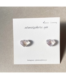 【atmosphere.yu】shine heart ピアス(MA)