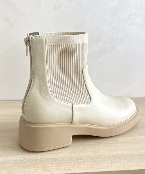 セール】リブニットバックジップブーツ 42407（ブーツ）｜WA ORiental