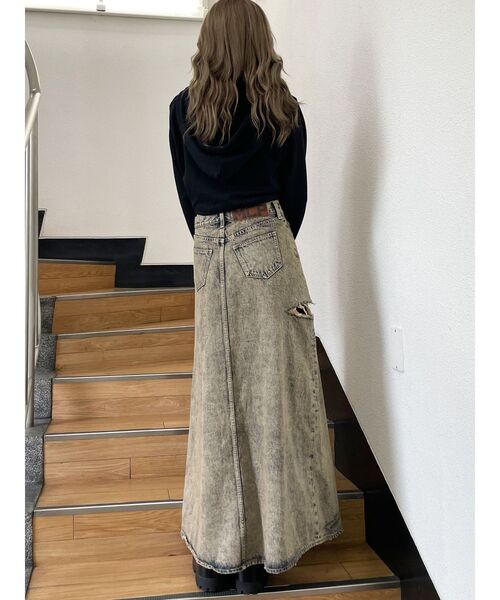 GYDA（ジェイダ）の「MCPスピンドルショートスウェットパーカー（パーカー・レディース・グレー/レッド/ブラック・FREE）」の13枚目の写真