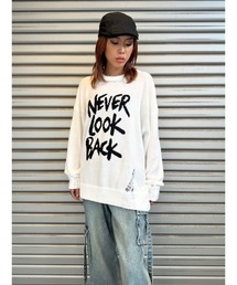 EGOIST | ロゴダメージニットフーディ(ニット/セーター)