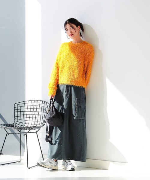 B:MING by BEAMS（ビーミングバイビームス）の「カラー シャギーニット（ニット/セーター・レディース・ホワイト系その他5/オレンジ/ブルー/パープル系その他4・ONE SIZE）」の15枚目の写真