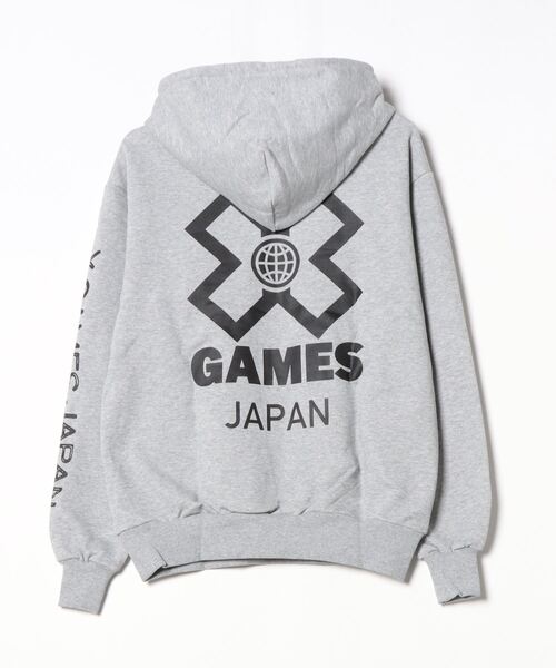 ムラサキスポーツ（ムラサキスポーツ）の「【ムラサキスポーツ限定】X-GAMES/エックスゲームズ パーカー/プルオーバー ユニセックス XGAMESMSH01（パーカー・メンズ・ブラック/グレー・L/XL/M）」の17枚目の写真