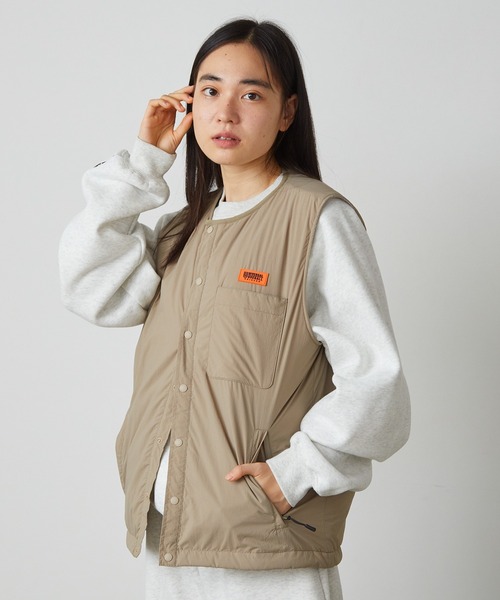 UNIVERSAL OVERALL（ユニバーサルオーバーオール）の「UNIVERSAL OVERALL/ユニバーサルオーバーオール INSULATION VEST ベスト（ベスト・メンズ・ブラック/ベージュ・M/L/XL）」の9枚目の写真