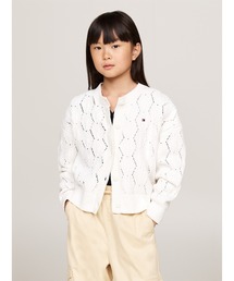 TOMMY HILFIGER | GIRLS シュニールカーディガン(カーディガン/ボレロ)