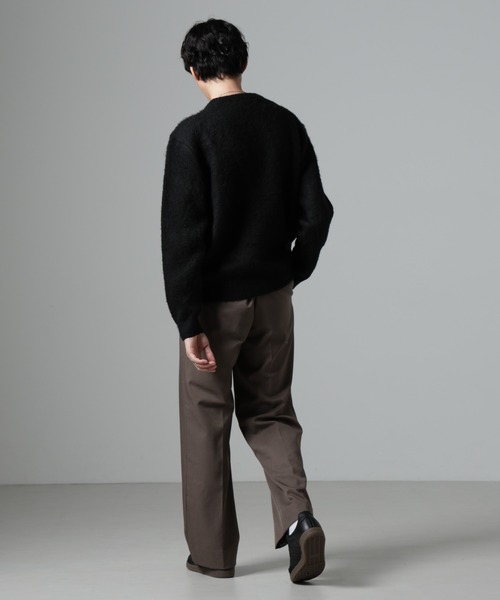 NANO universe(ナノユニバース)の「モヘヤライクプルオーバーニット(ニット/セーター・メンズ・ブラック/ブラウン/グリーン/パープル/ネイビー・S/M/L)」の12枚目の写真