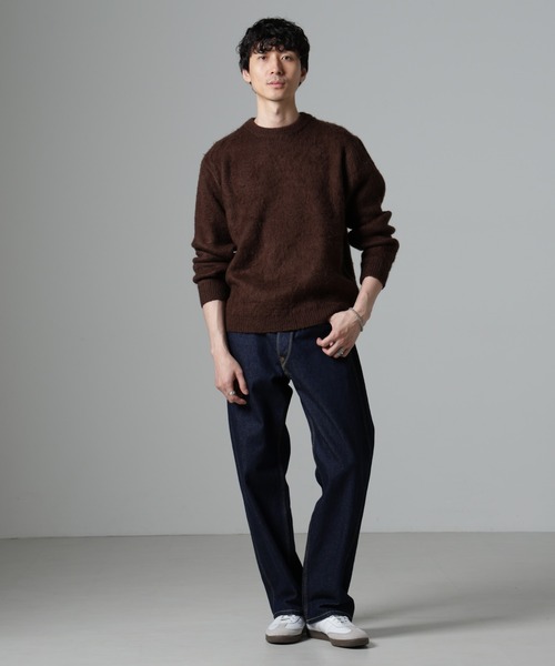 NANO universe(ナノユニバース)の「モヘヤライクプルオーバーニット(ニット/セーター・メンズ・ブラック/ブラウン/グリーン/パープル/ネイビー・S/M/L)」の17枚目の写真