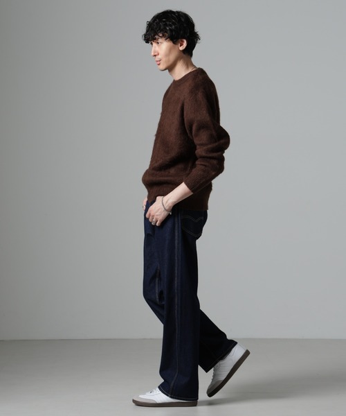 NANO universe(ナノユニバース)の「モヘヤライクプルオーバーニット(ニット/セーター・メンズ・ブラック/ブラウン/グリーン/パープル/ネイビー・S/M/L)」の20枚目の写真