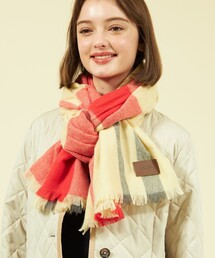 MACKINTOSH PHILOSOPHY | ウォッシャブルカシミヤブロックチェックストール(マフラー)