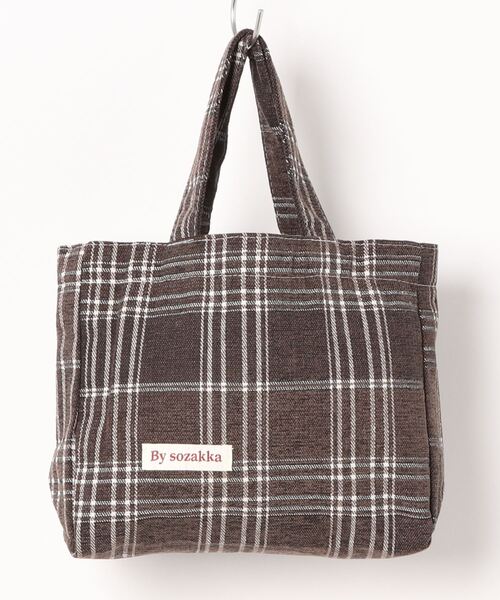 Mignonjour(ミニョンジュール)の「Mignonjour/チェック柄ミニトートバッグ M2557(トートバッグ・レディース・ブルー/グリーン/ブラウン/ダークブラウン/グレー/その他1/その他2/その他3・FREE)」の21枚目の写真