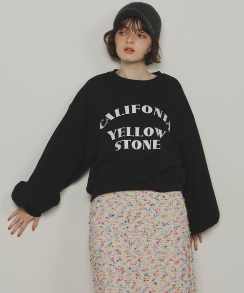 Unitage(ユニテージ)の「YELLOW STONEスウェット(スウェット・レディース・イエロー/ブラック・FREE)」の12枚目の写真