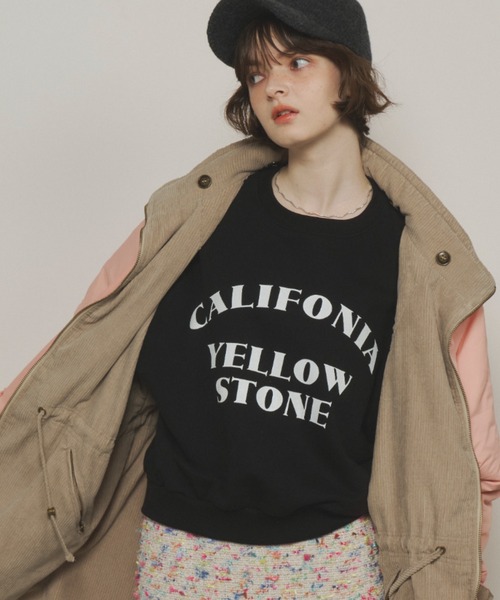 Unitage(ユニテージ)の「YELLOW STONEスウェット(スウェット・レディース・イエロー/ブラック・FREE)」の13枚目の写真