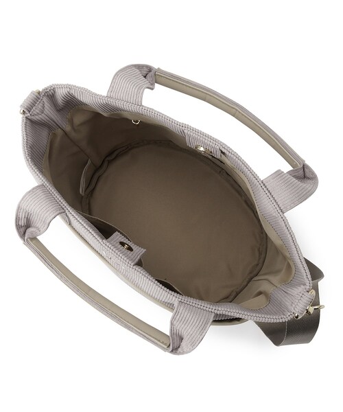 Lee（リー）の「◆【Lee別注】2WAYフロントポケットトートバッグ（トートバッグ・レディース・ボルドー/ベージュ/グレー/ネイビー・00）」の9枚目の写真