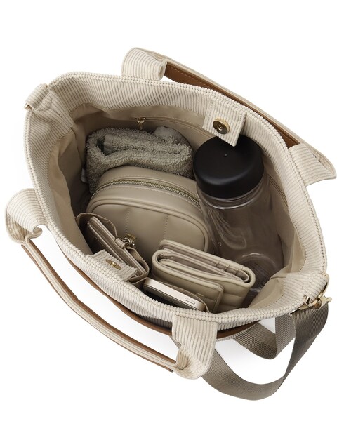 Lee（リー）の「◆【Lee別注】2WAYフロントポケットトートバッグ（トートバッグ・レディース・ボルドー/ベージュ/グレー/ネイビー・00）」の13枚目の写真