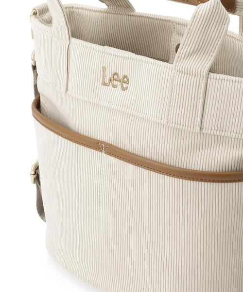 Lee（リー）の「◆【Lee別注】2WAYフロントポケットトートバッグ（トートバッグ・レディース・ボルドー/ベージュ/グレー/ネイビー・00）」の14枚目の写真